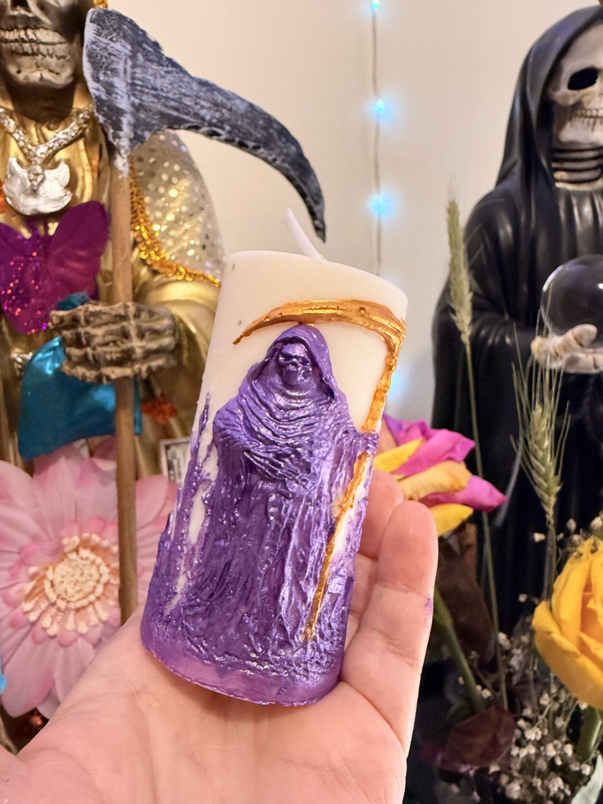 Velón Santa Muerte Corte de Vínculos y Liberación Emocional - 1