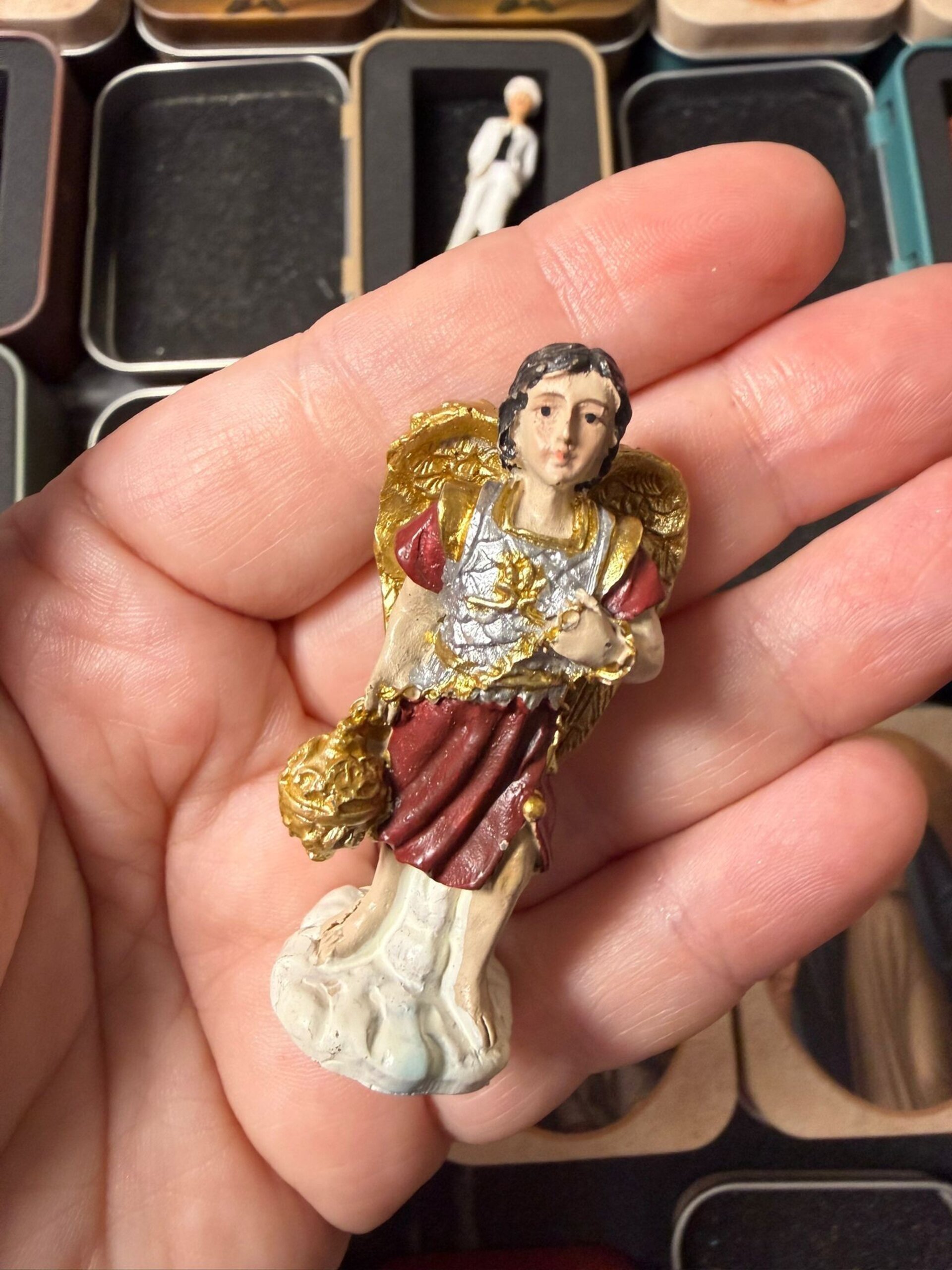 Imagen Arcángel Jofiel 5cm lata - 2