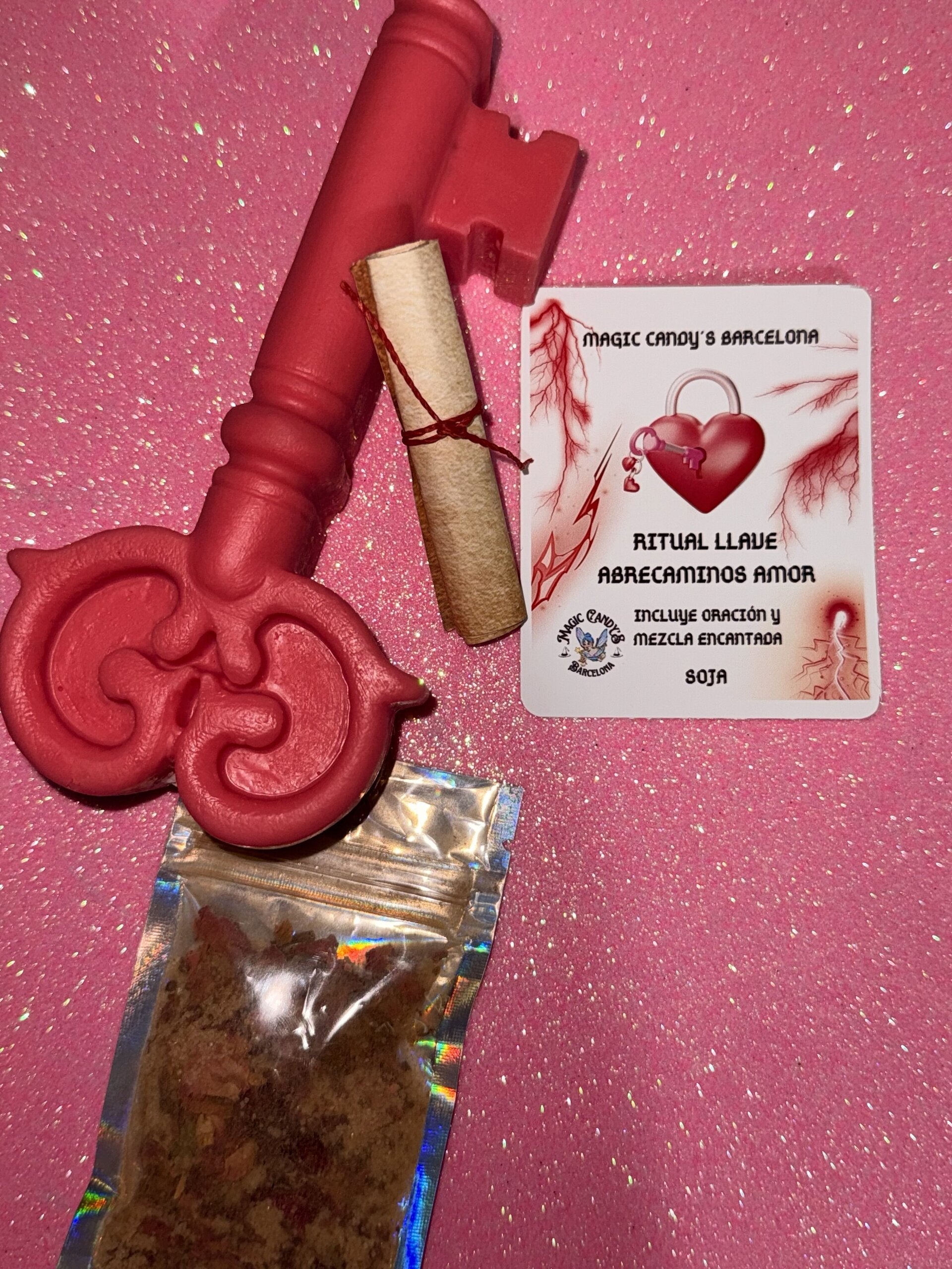 Vela ritual llave abrecaminos amor - 1