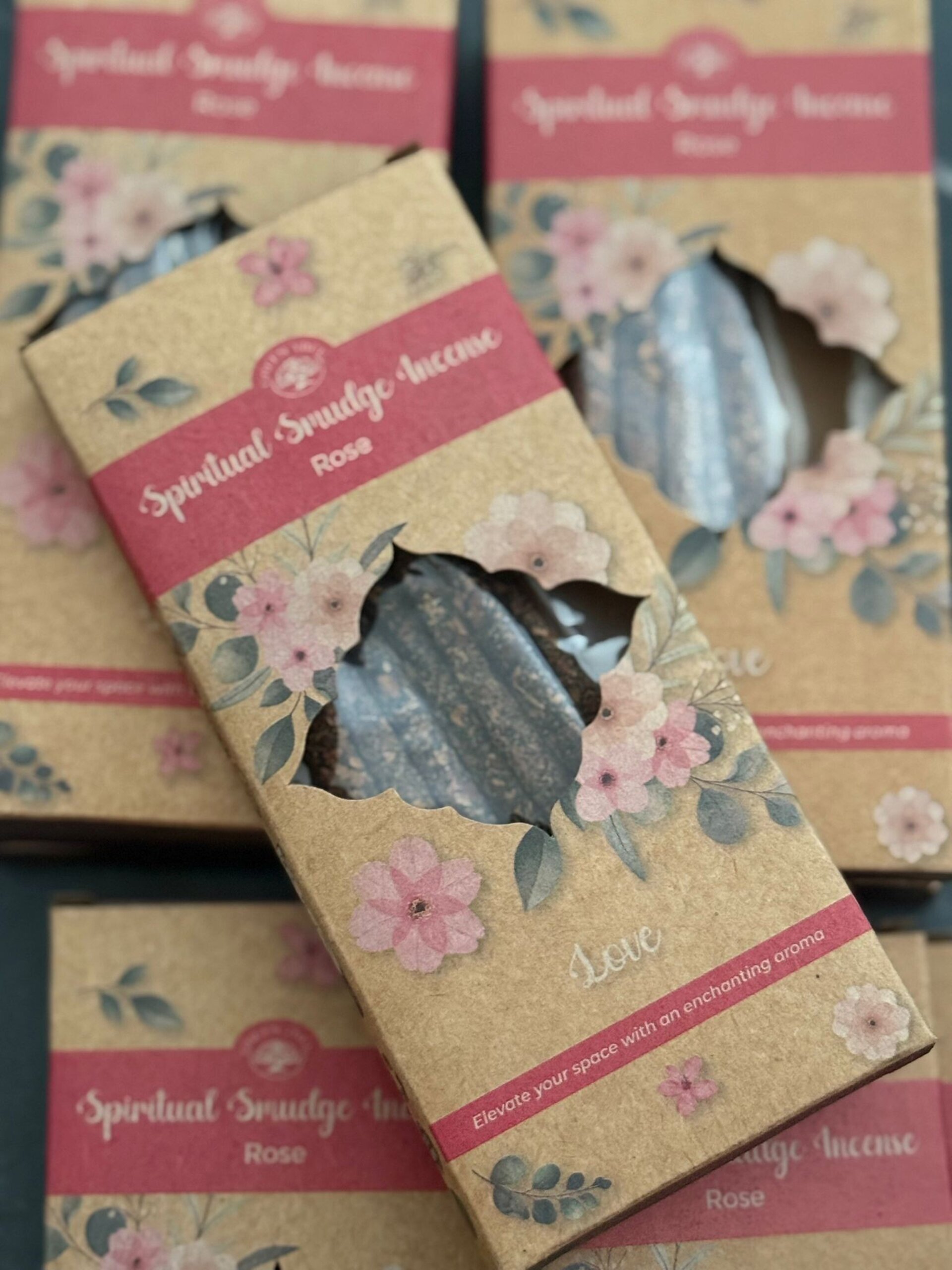 Incienso artesanal varillas 10cm Rosas - 1