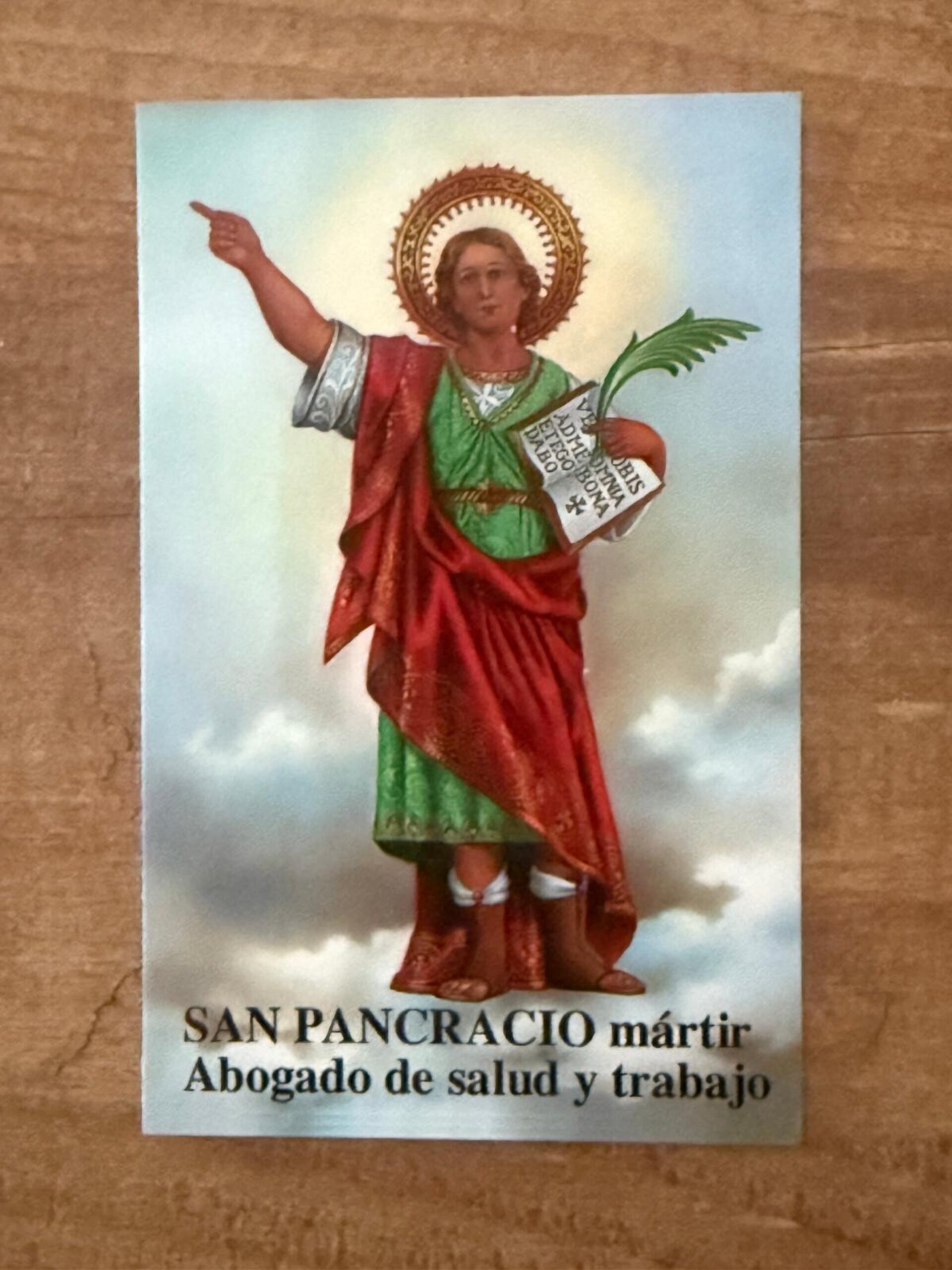Estampita San Pancracio - 1
