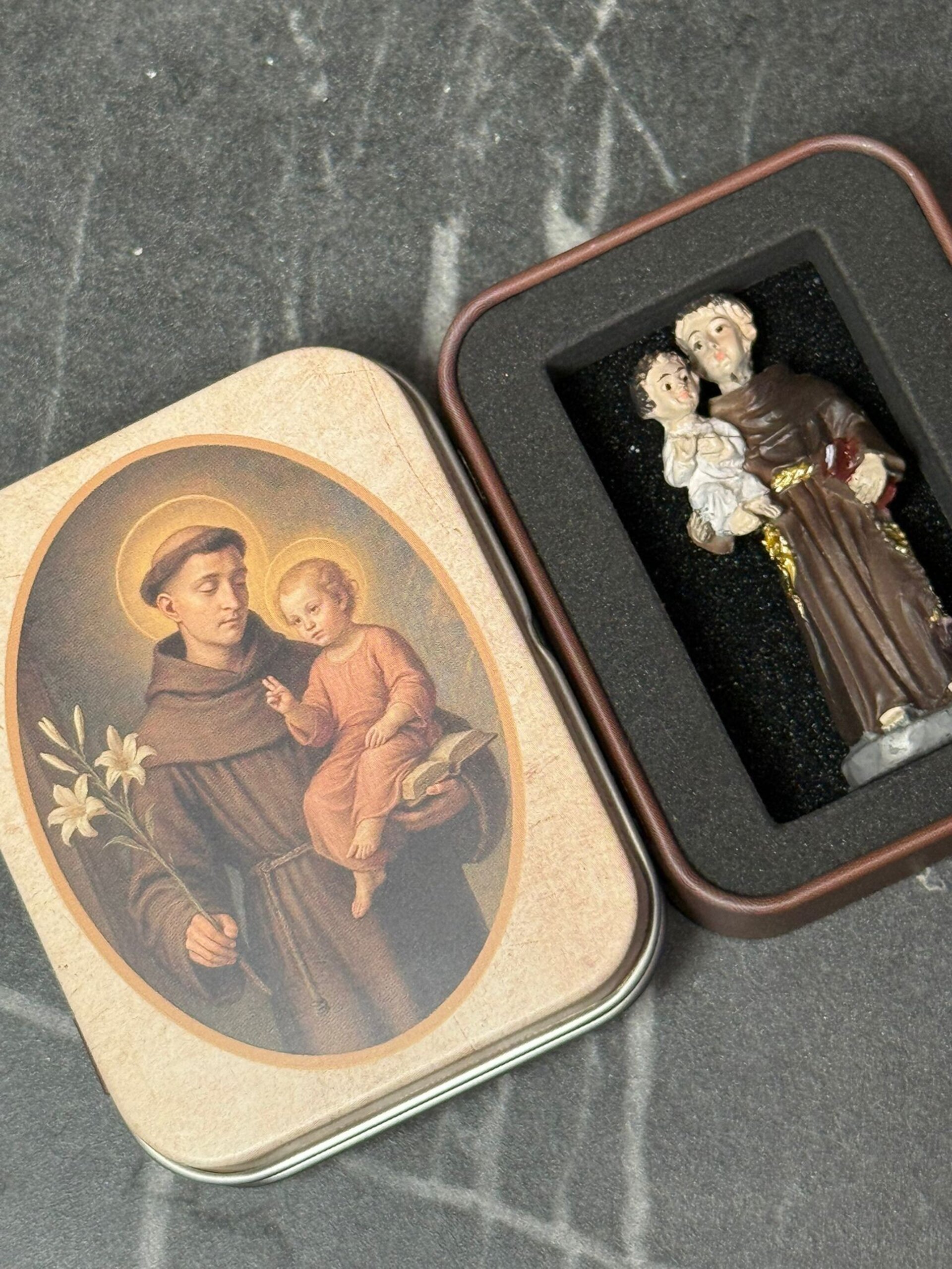 Imagen San Antonio de Padua 5cm lata - 1