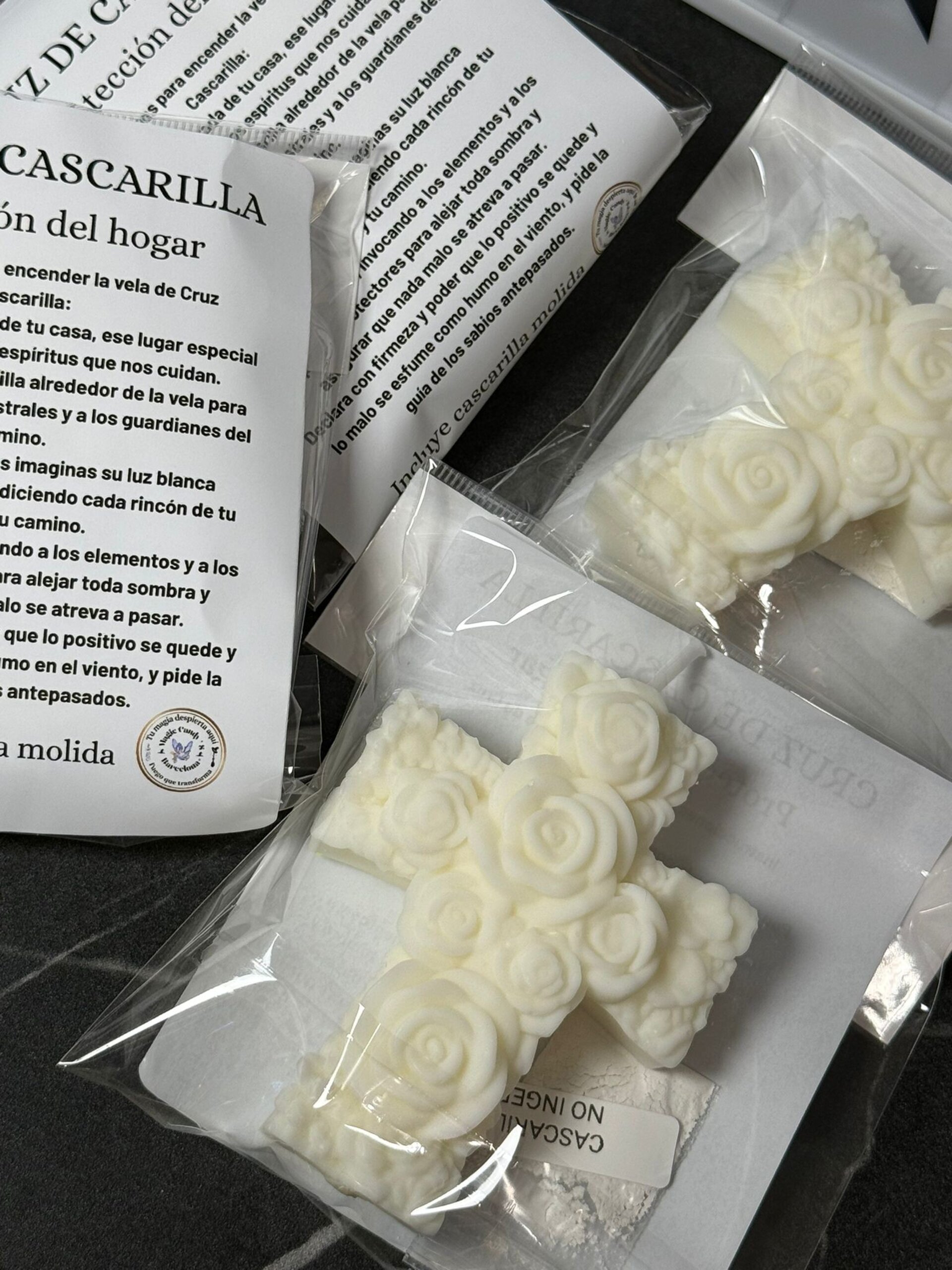 Vela Cruz (con cascarilla molida) - 1