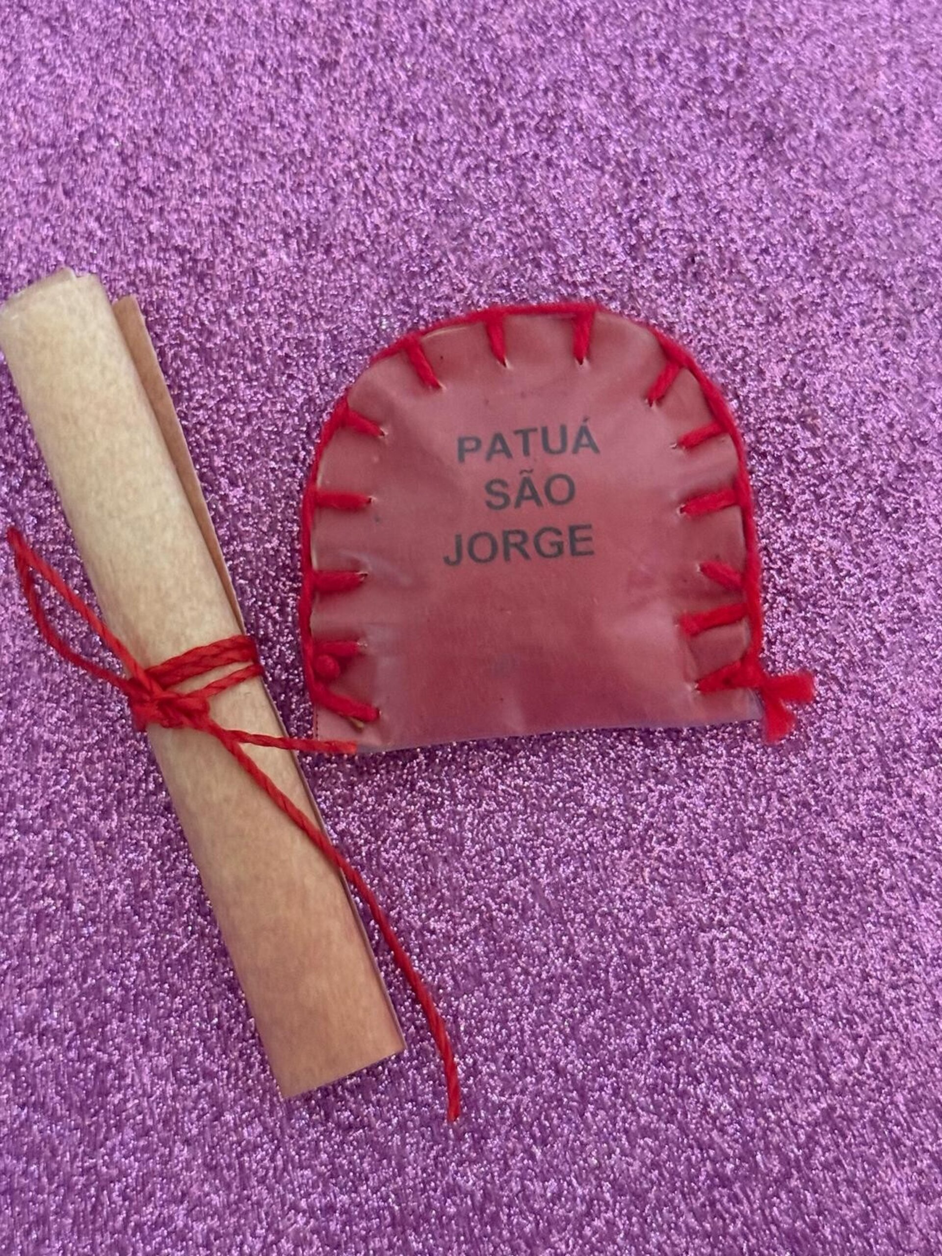 Amuleto Patuá San Jorge (protección hechizos y maleficios) - 1
