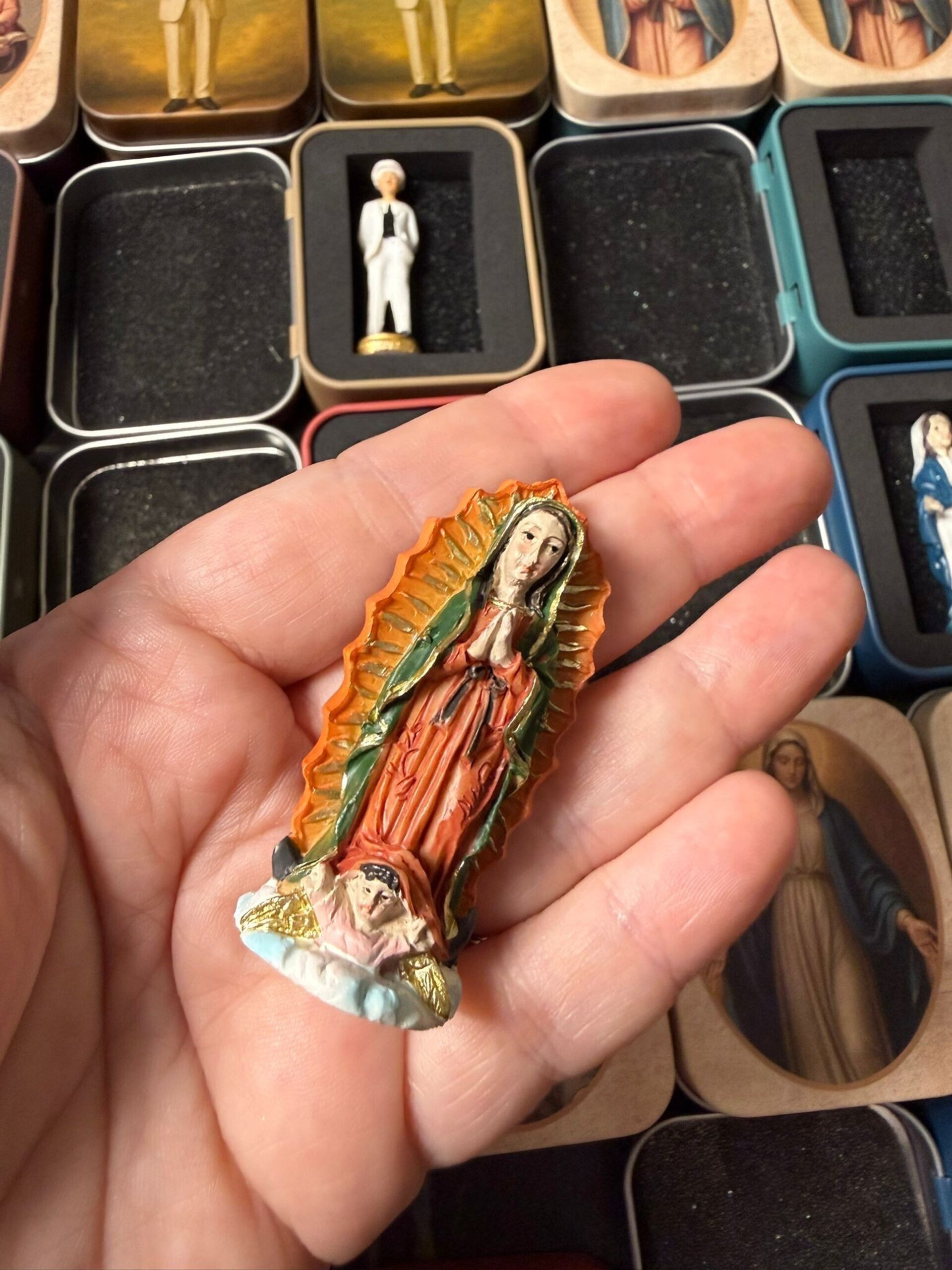 Imagen Virgen Guadalupe 5cm en lata - 2