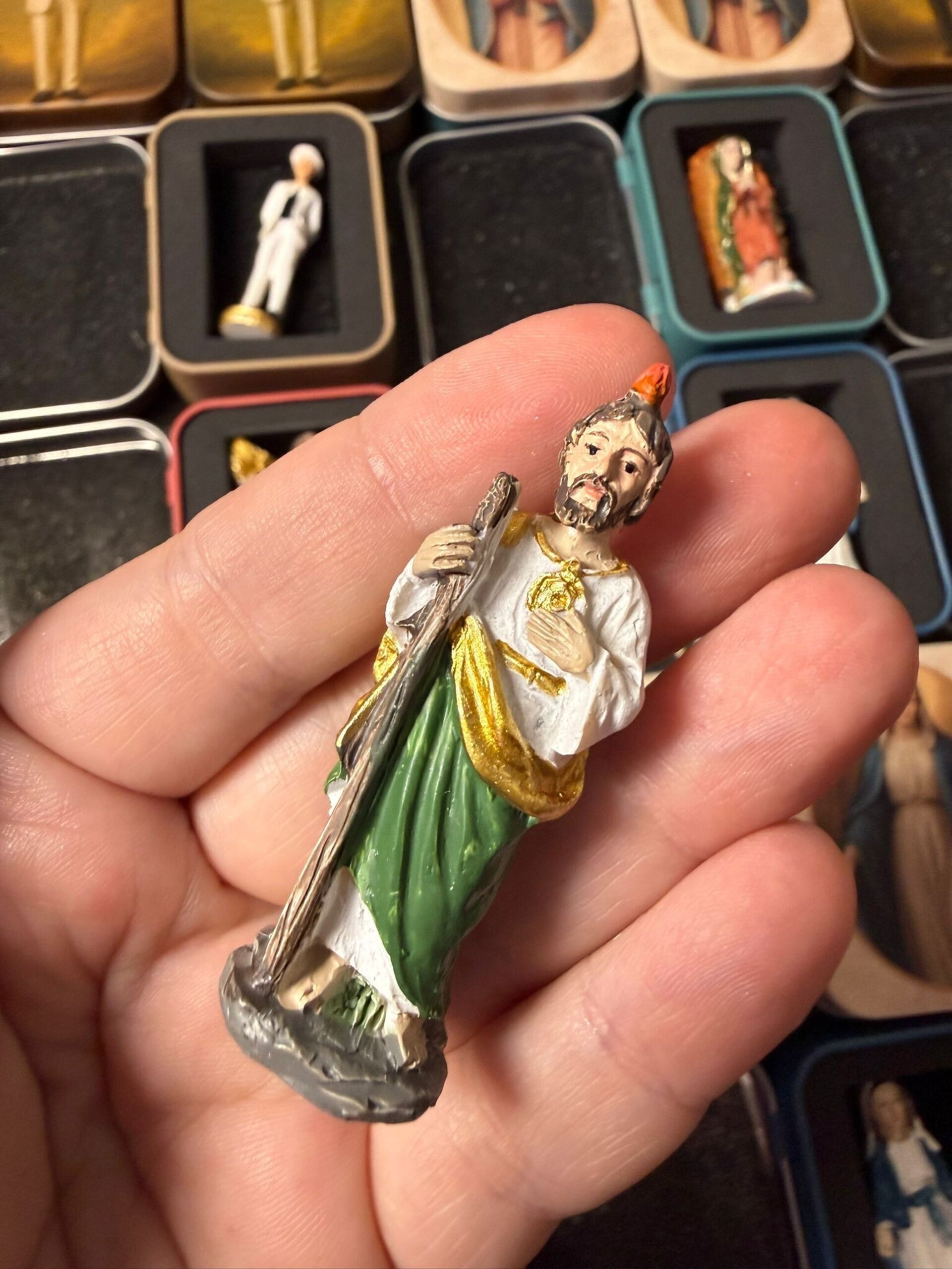 Imagen San Judas Tadeo 5cm en lata - 2