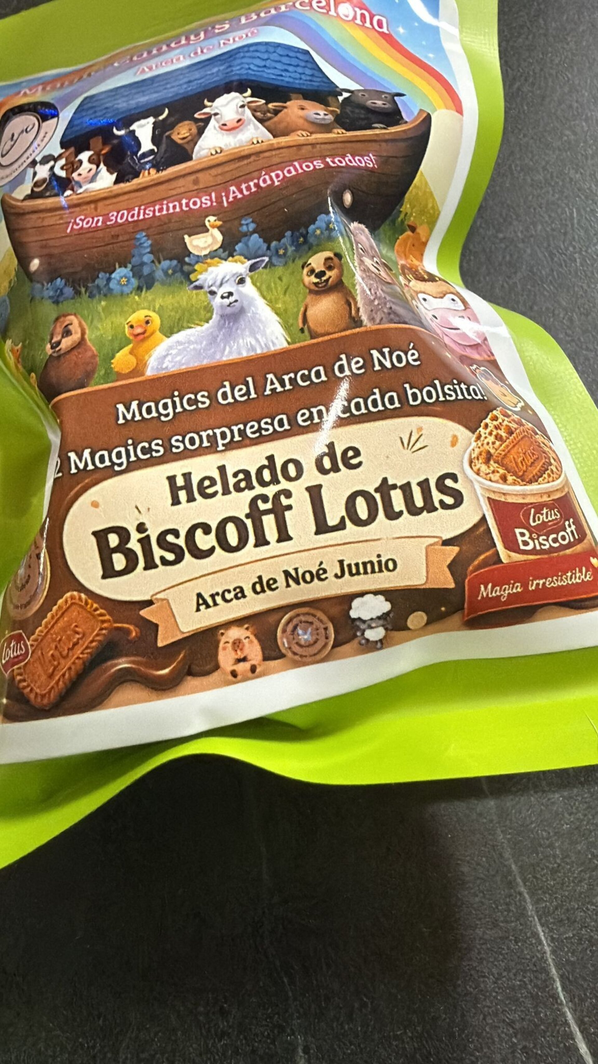 Arca de Noé Junio Helado Galleta Lotus - 1