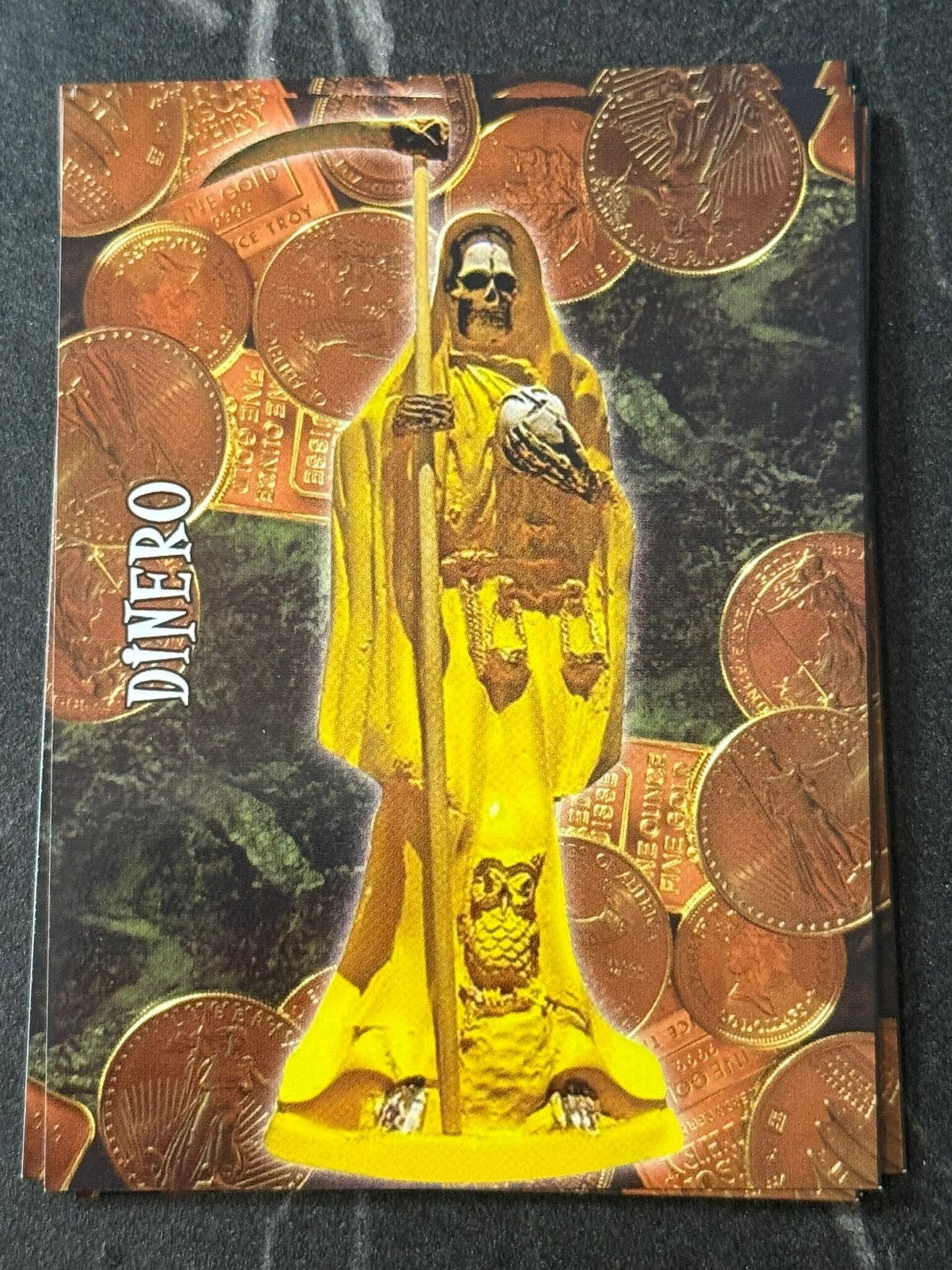 Estampita Santa Muerte Dinero - 1