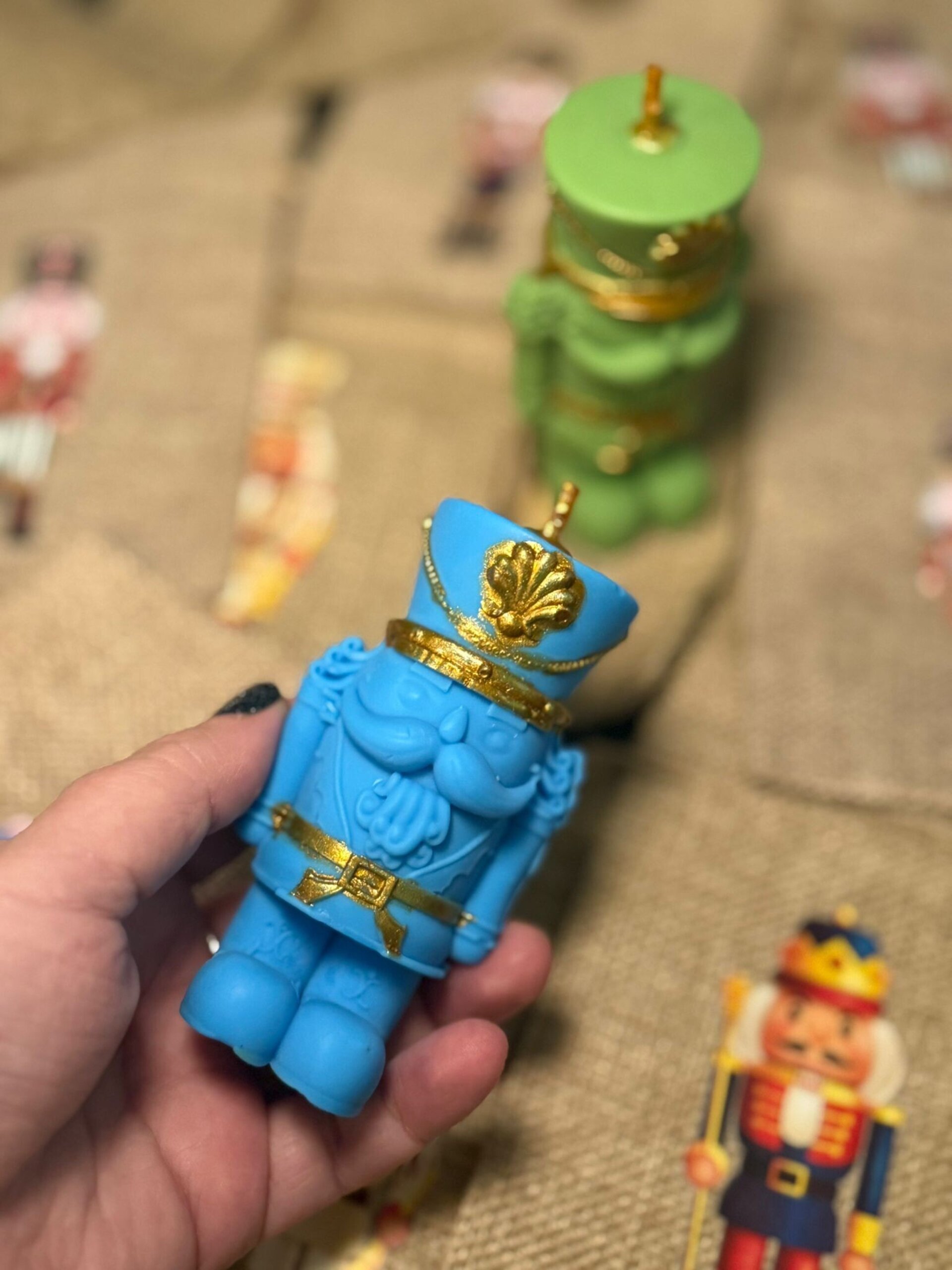 Vela Cascanueces Azul - 1