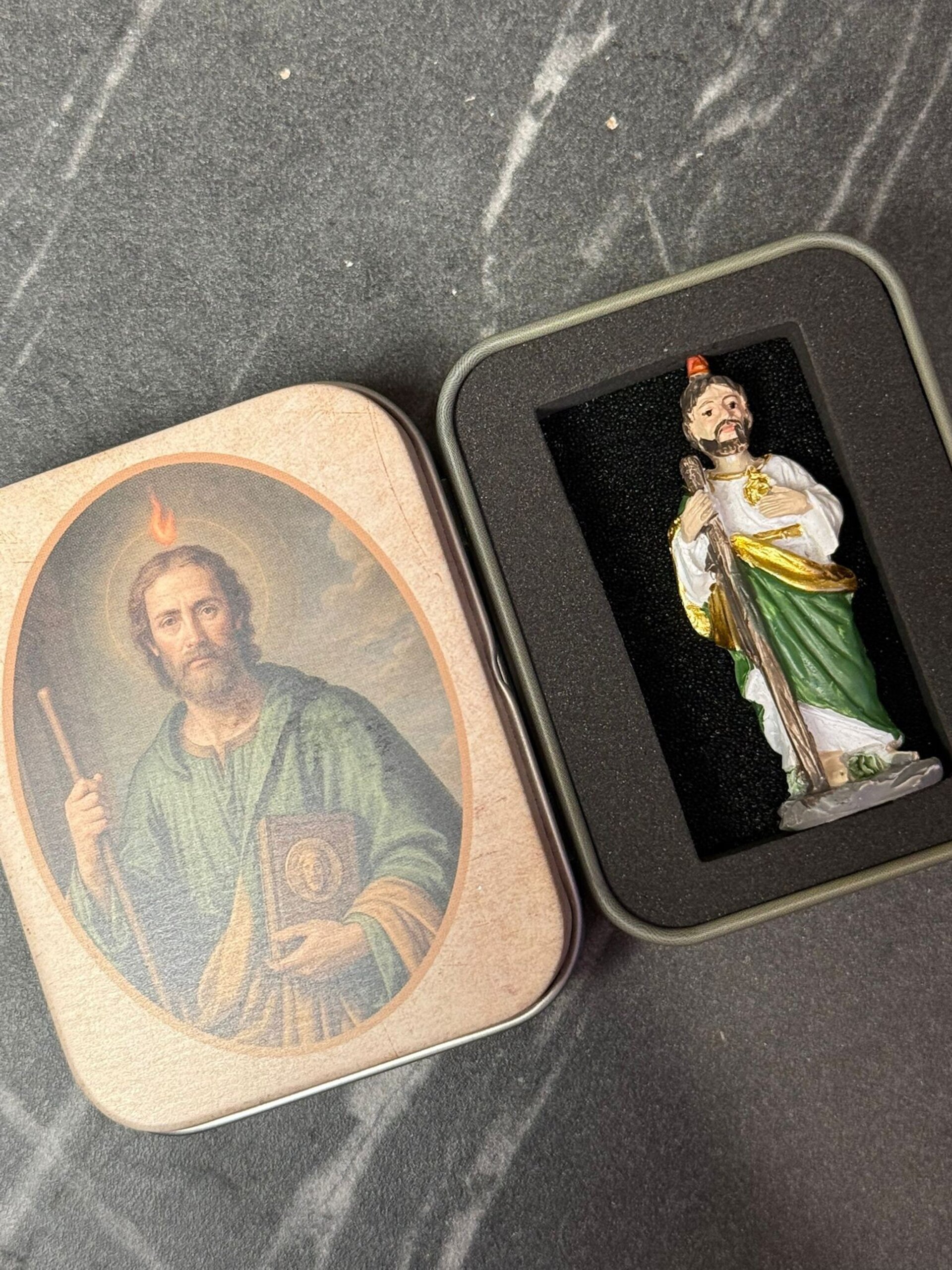 Imagen San Judas Tadeo 5cm en lata - 1