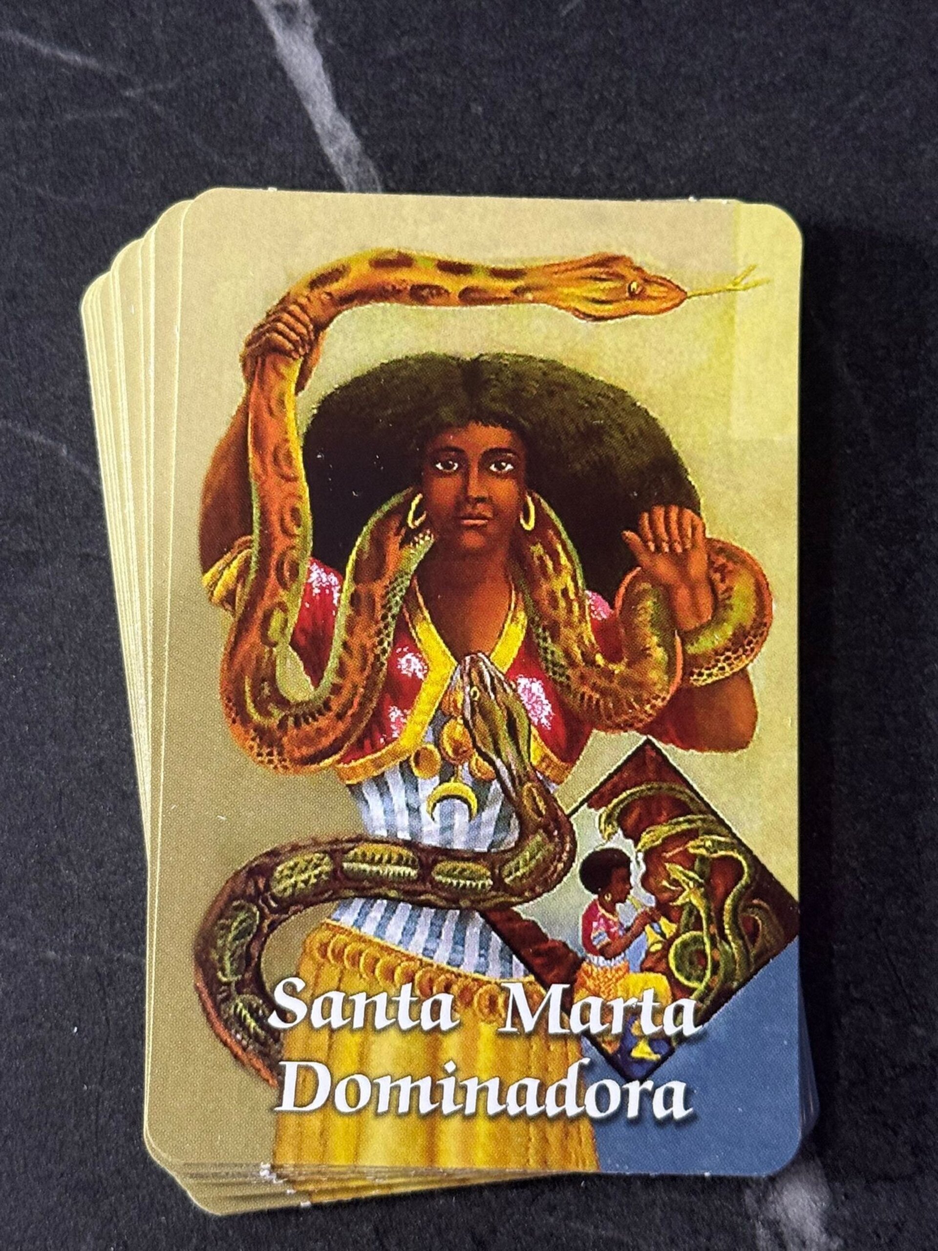 Estampita Santa Marta Dominadora - 1