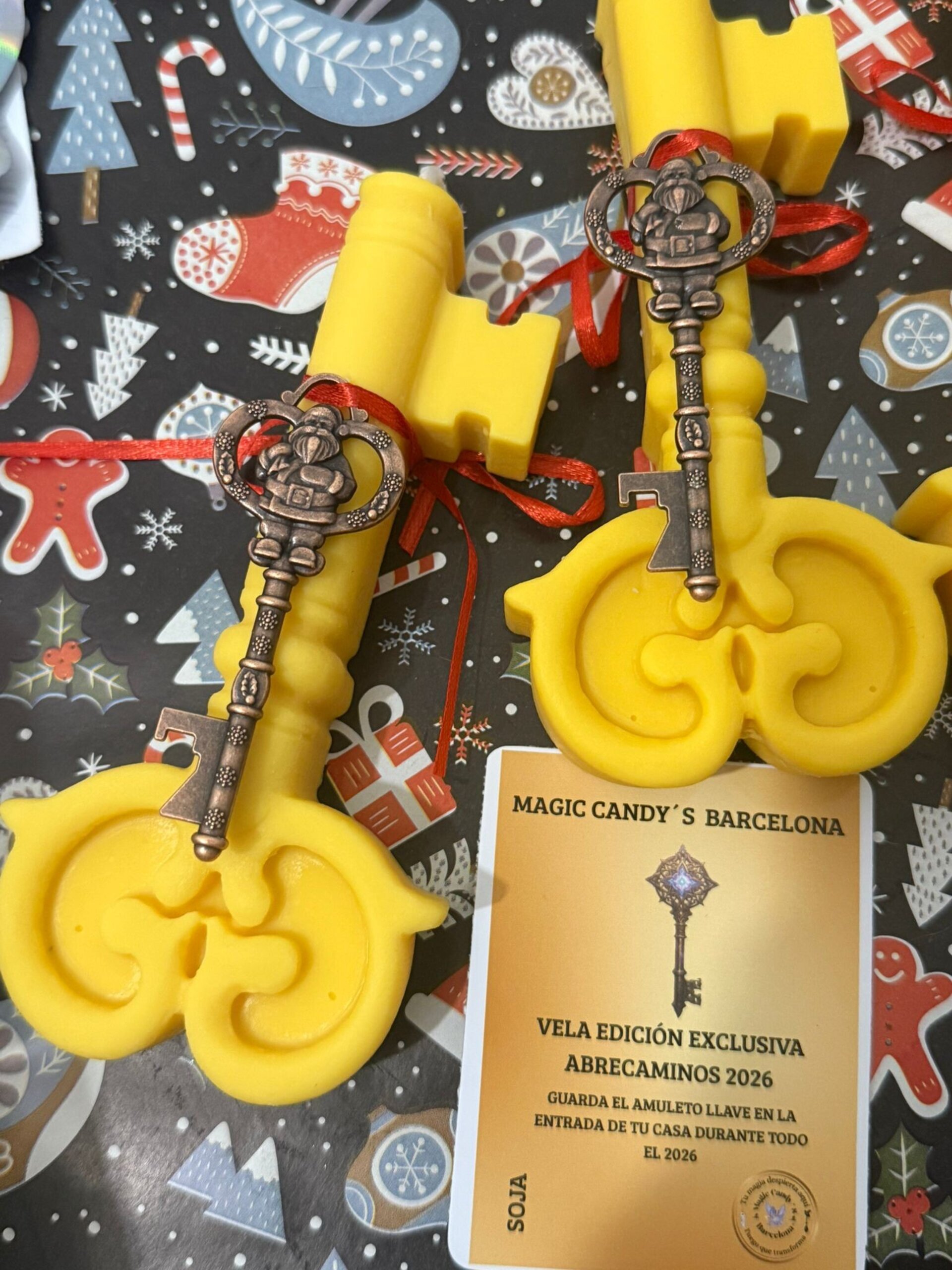 Vela LLave abrecaminos 2026 amarila - 1
